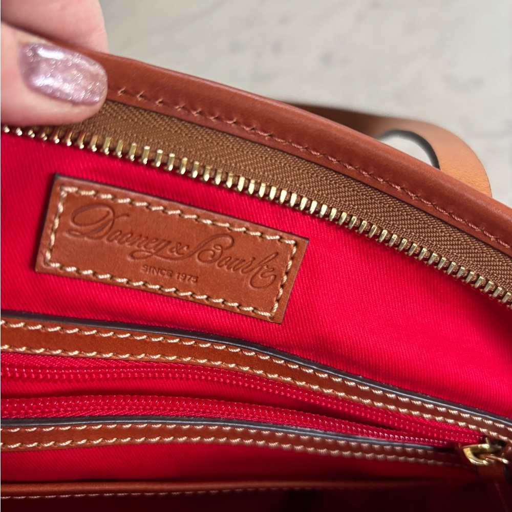 Dooney & Bourke Rosie Blue and Tan Crossbody Bag - Picture 11 of 11